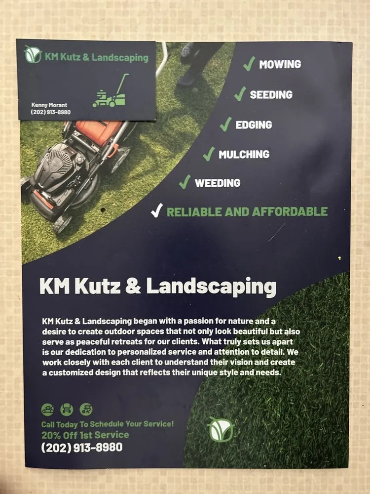 Top-rated residential landscaping with custom design across Upper Marlboro, MD - KM Kutz and Landscaping