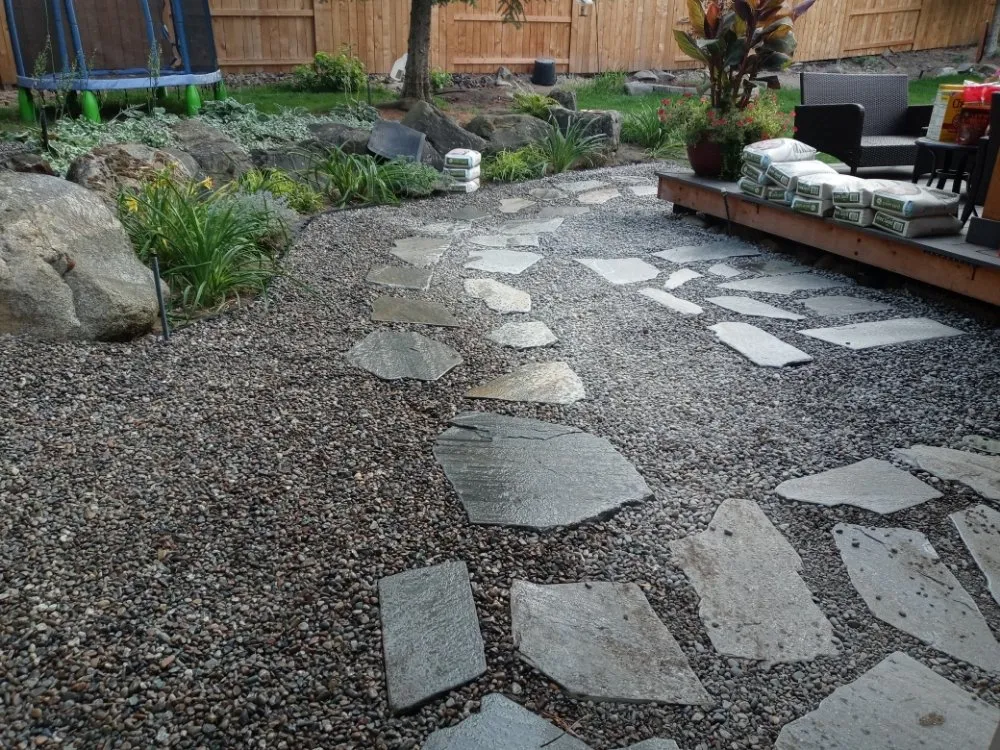Affordable garden landscaping in Spokane, WA by K&M Landscaping and hauling