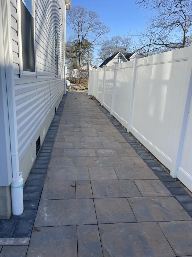 Custom landscape installation in Freehold, NJ - K&M Landscaping