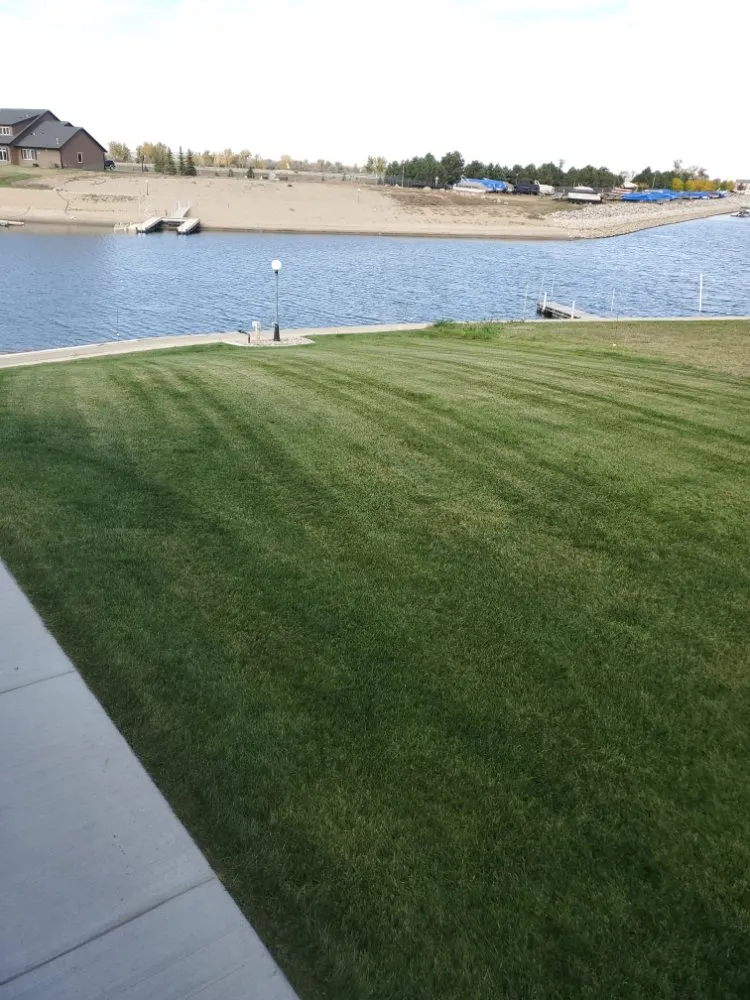Professional garden landscaping with custom design across Bismarck, ND - KM Mowers