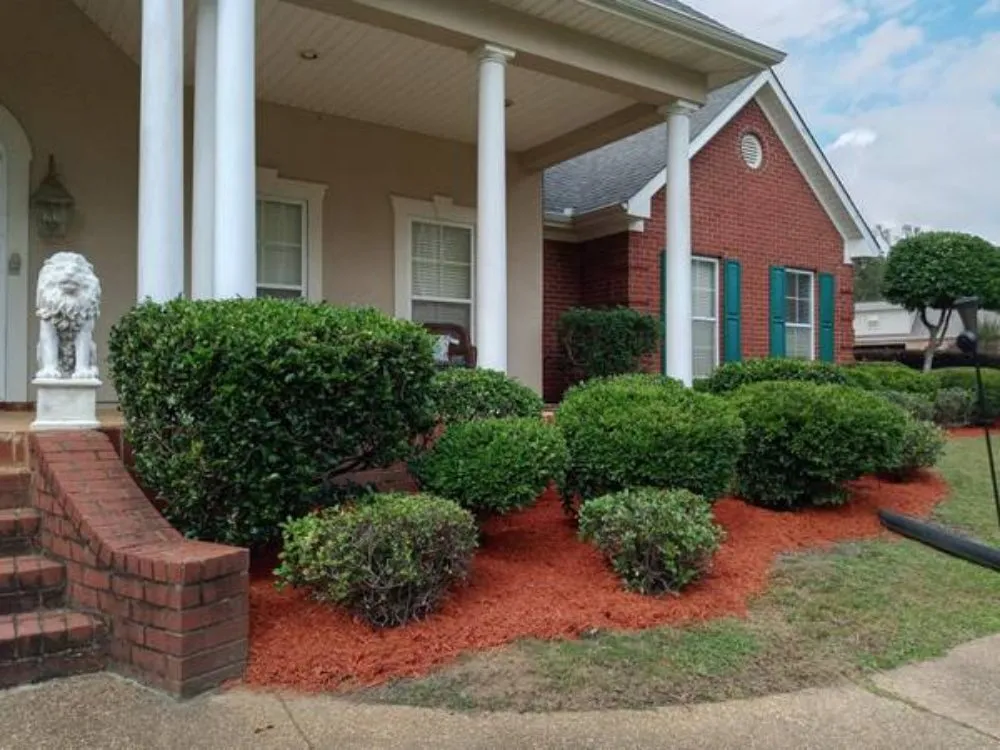 Local landscape installation in Terry, MS by KMF Tree service