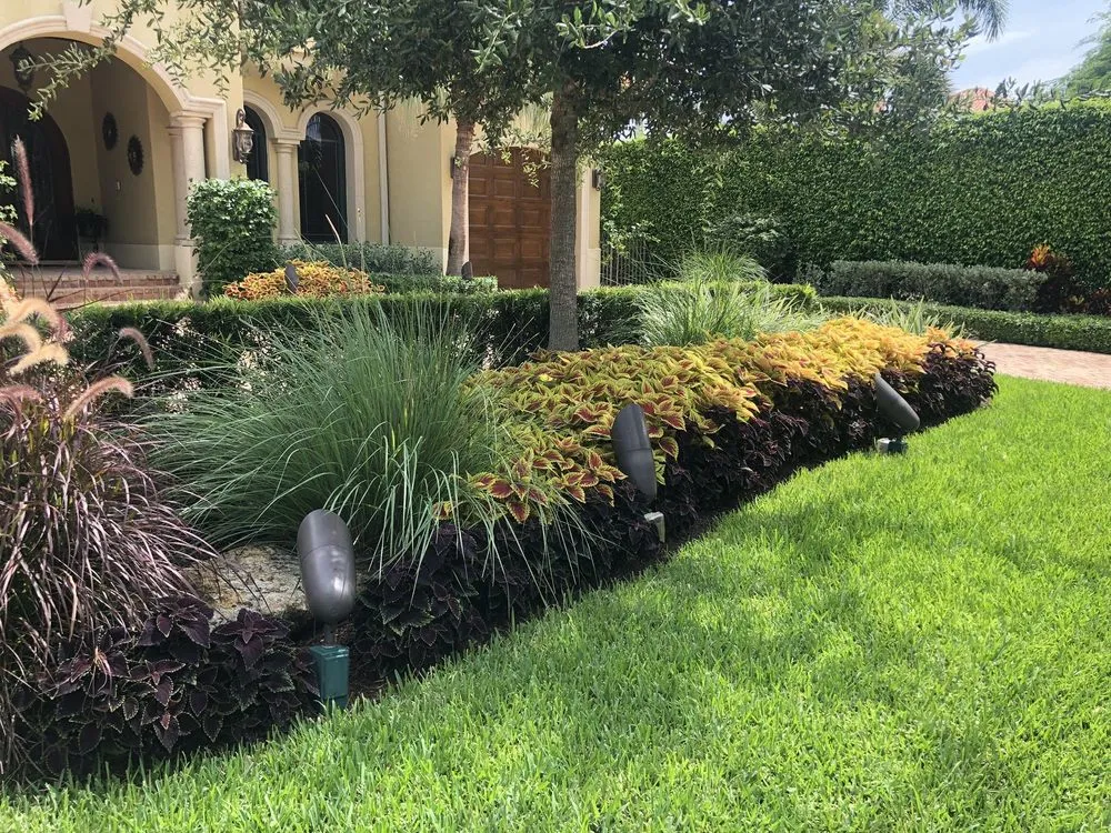 Expert garden landscaping in Pompano Beach, FL - KMJ Lawn and Landscape