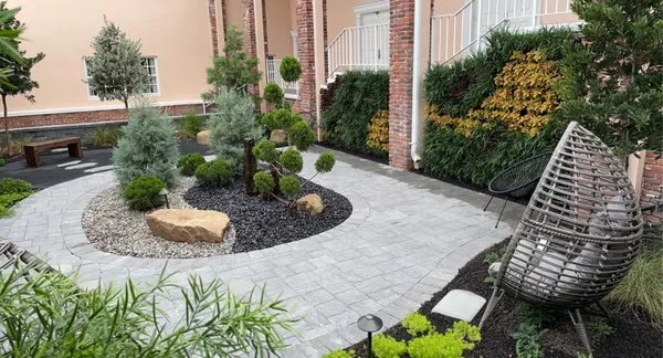 KMJ Lawn and Landscape Logo