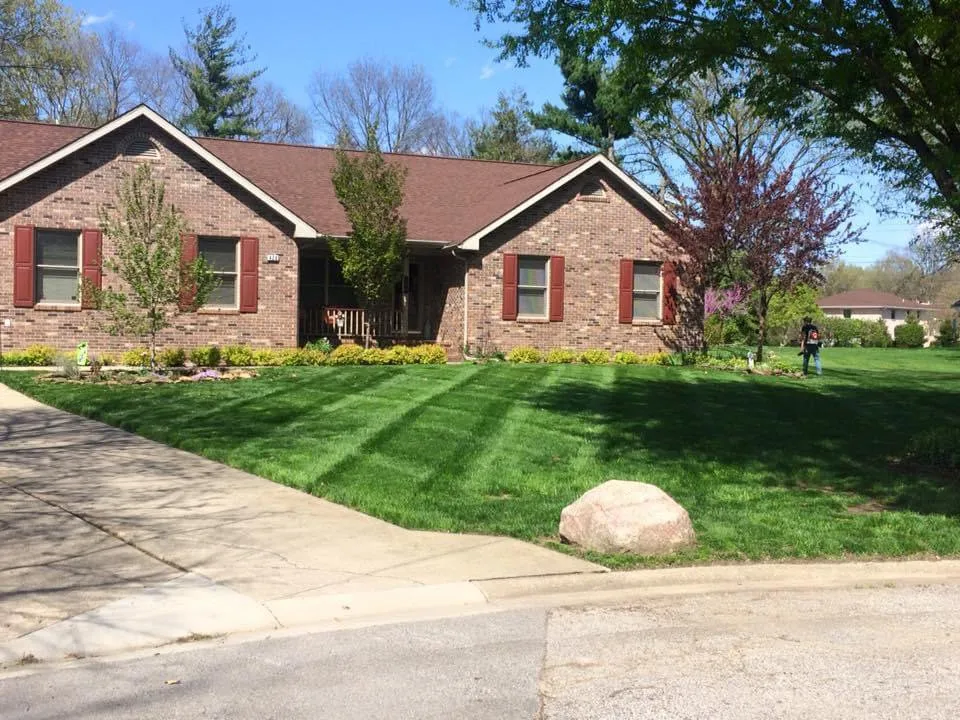 Affordable garden landscaping in North Terre Haute, IN by KMZ Lawn Care