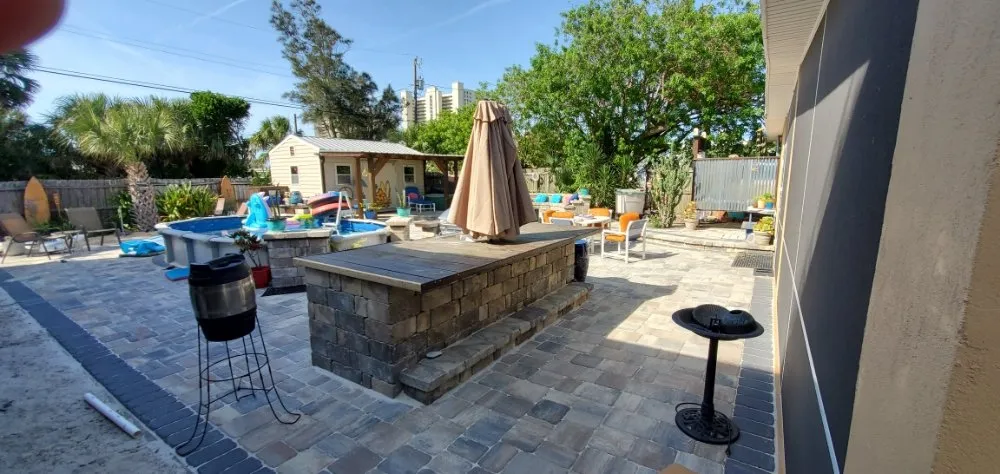 Expert outdoor landscaping for homes in Edgewater, FL by K&N Landscapes