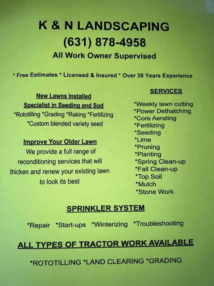 Affordable garden landscaping experts serving Sayville, NY - K&N Landscaping