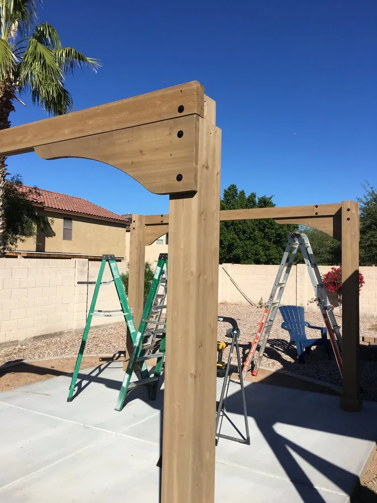 Affordable garden landscaping in Phoenix, AZ by KN-RE Home Services