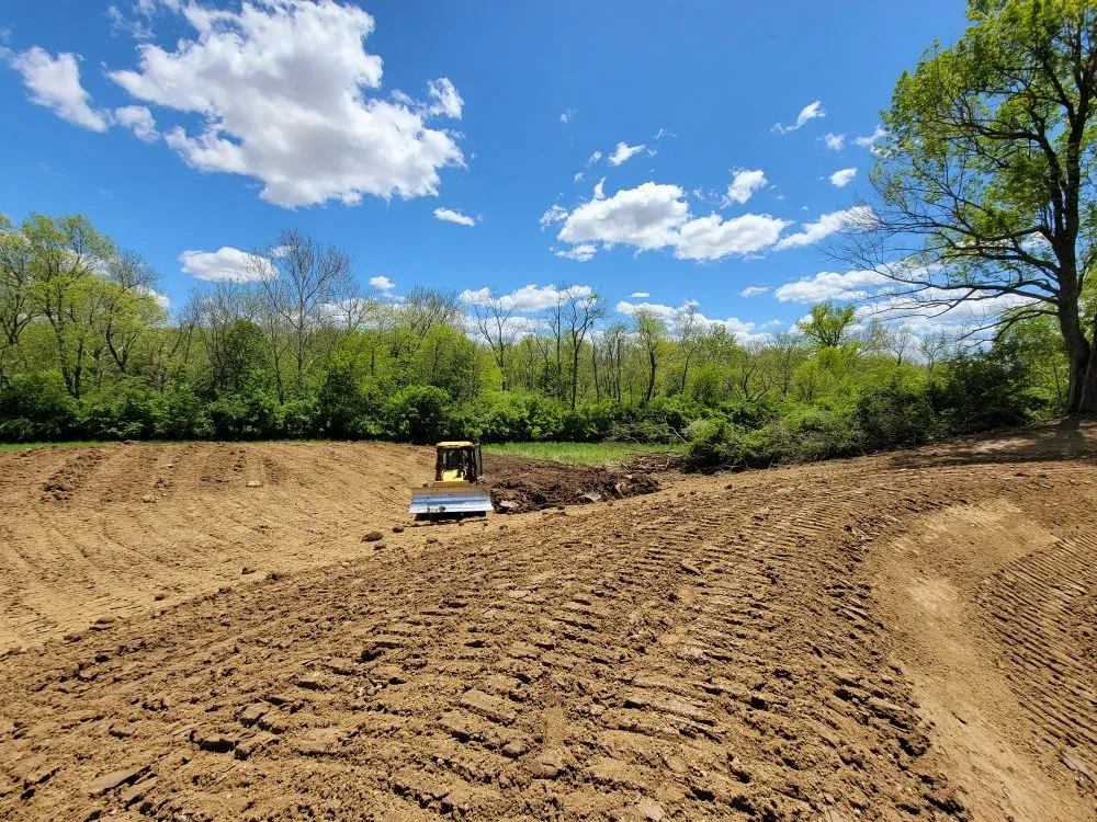 Custom lawn care service with custom design in New Holland, OH by Knapps Construction