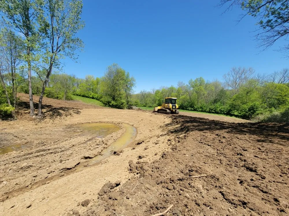 Affordable yard maintenance for homes in New Holland, OH by Knapps Construction