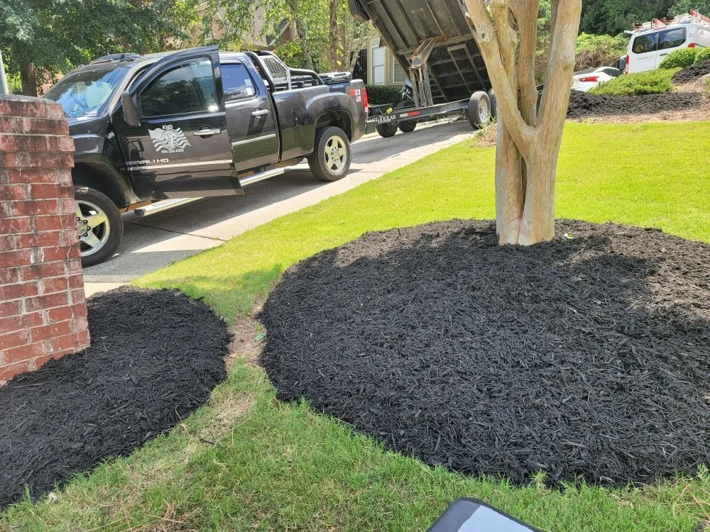 Custom garden landscaping in Woodstock, GA - KND Tree Service & Landscaping