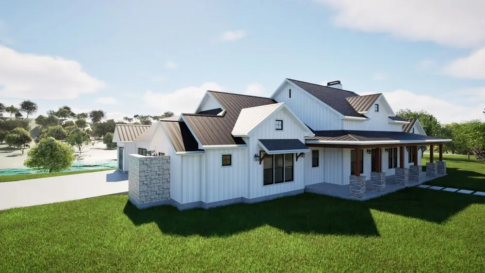 Custom residential landscaping in Bulverde, TX by Knell Design Build