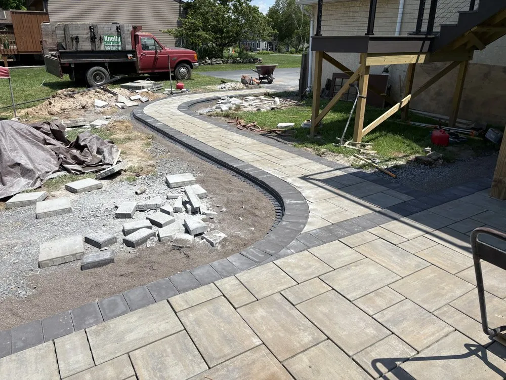 Custom outdoor landscaping experts serving Bloomsburg, PA - Knelly Lawn Service