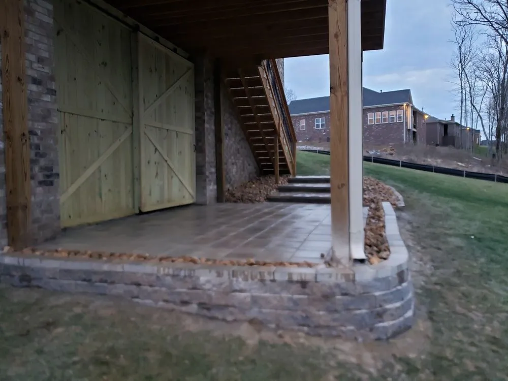 Custom garden landscaping with custom design across Smyrna, TN - Knights Landscaping Construction And Design