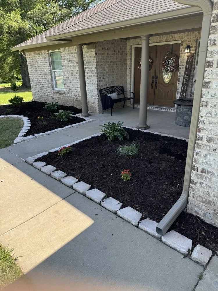 Professional garden landscaping for outdoor upgrades across Jackson, MS - Knights Lawn & Landscaping