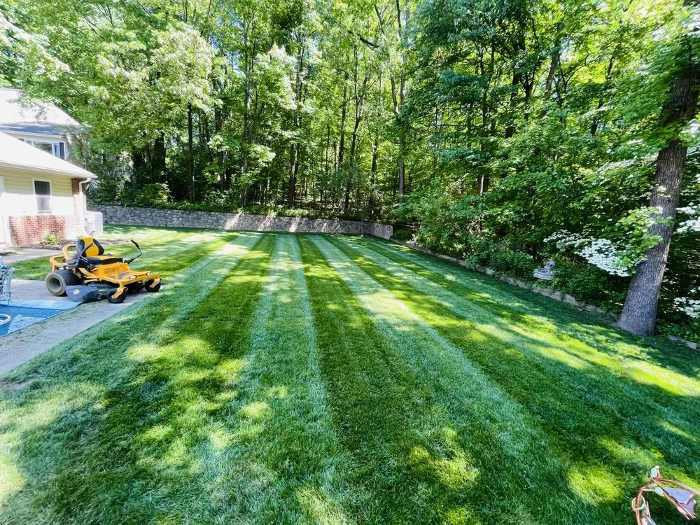 Professional outdoor landscaping in Spotsylvania Courthouse, VA by Knights Lawn Care