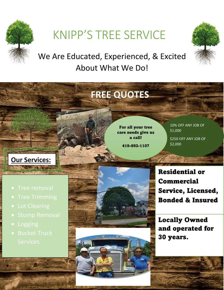 Local outdoor landscaping for beautiful yards in Lucas, OH by Knipp's Tree Service