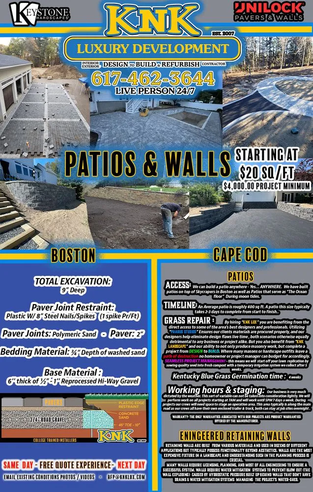 Reliable yard maintenance in Norwood, MA - KnK Luxury Development