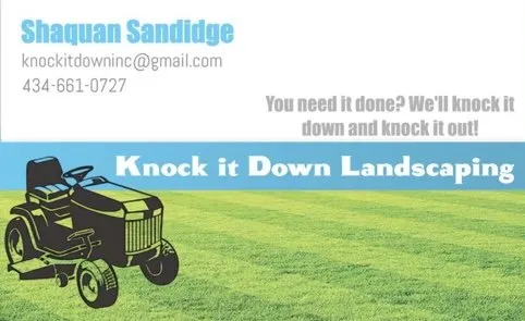 Affordable lawn mowing service in Amherst, VA by Knockitdown landscaping