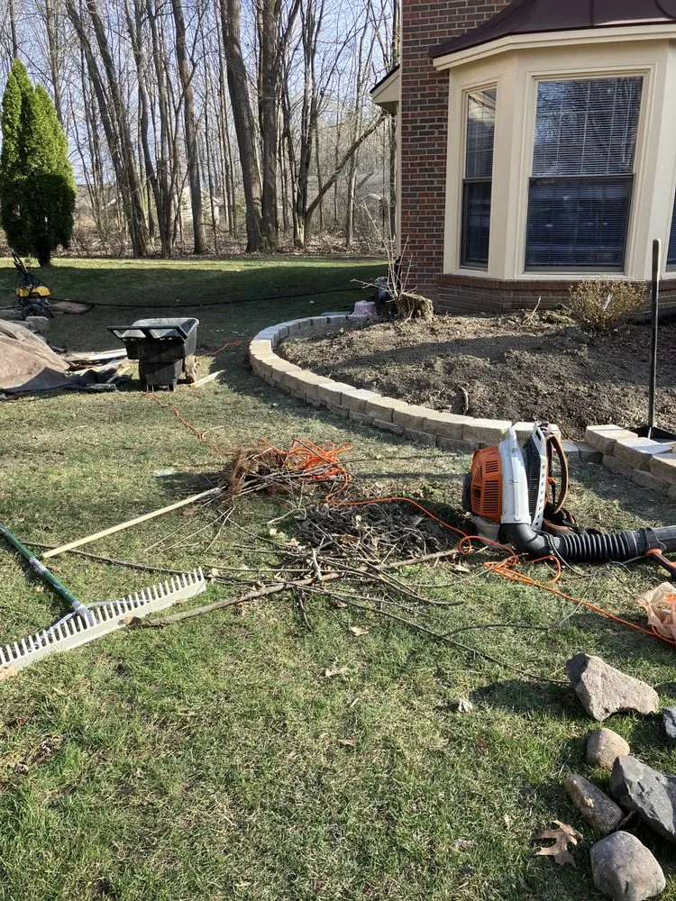 Local yard cleanup service in Belleville, MI by Knockout Landscape