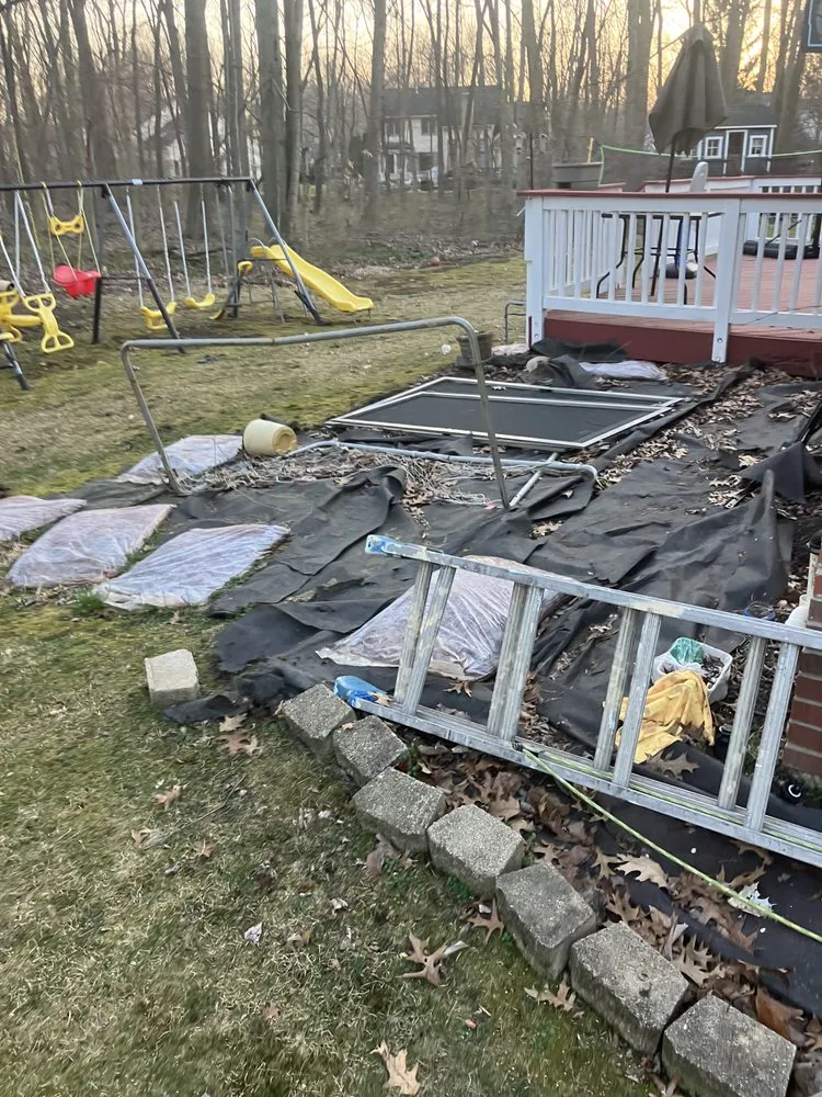 Local lawn mowing service for outdoor upgrades in Belleville, MI by Knockout Landscape