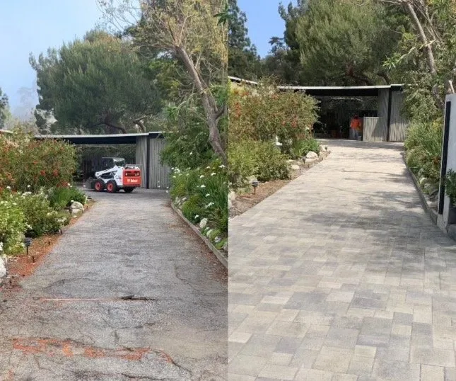 Custom yard cleanup service with custom design across Lake Havasu City, AZ - Knockout Landscape