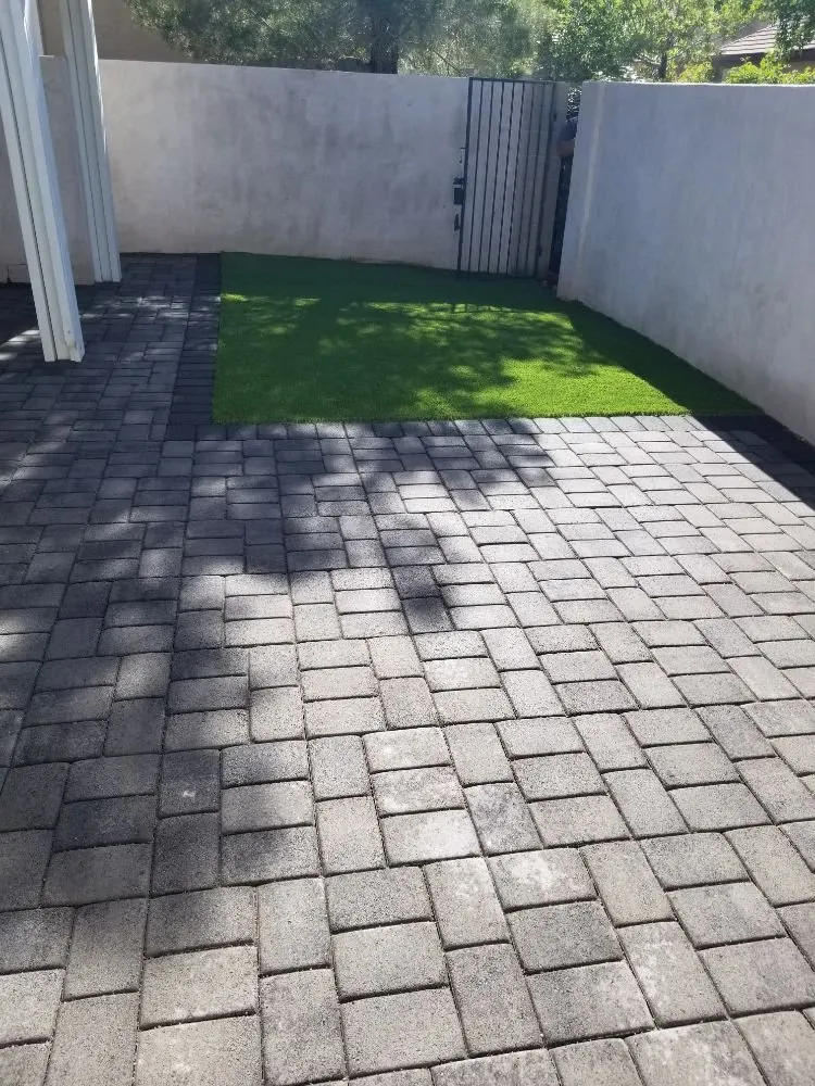 Custom outdoor landscaping in Las Vegas, NV by Knockout landscape