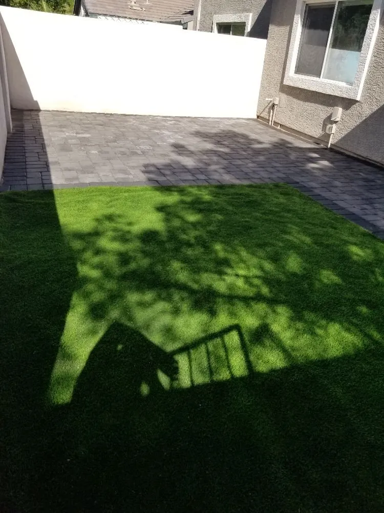 Top-rated lawn mowing service for year-round maintenance in Las Vegas, NV by Knockout landscape