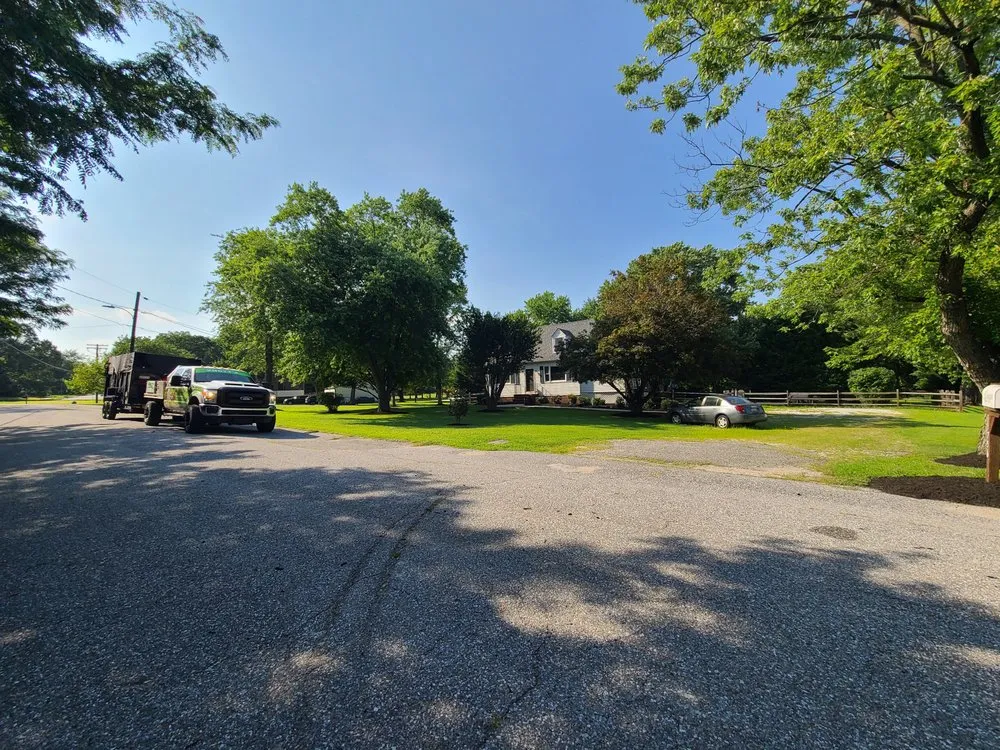 Professional yard cleanup service for outdoor upgrades in Glen Burnie, MD by Knott's Lawn Service