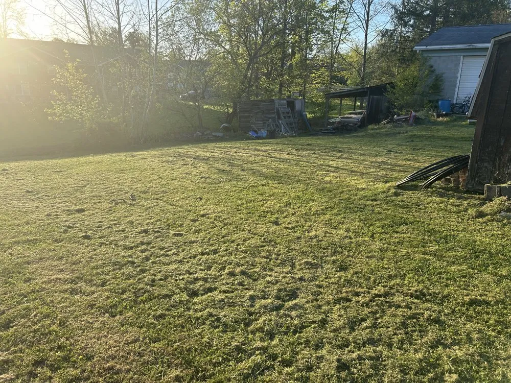 Custom landscape installation in Clarksburg, WV - Knotts Yard Services