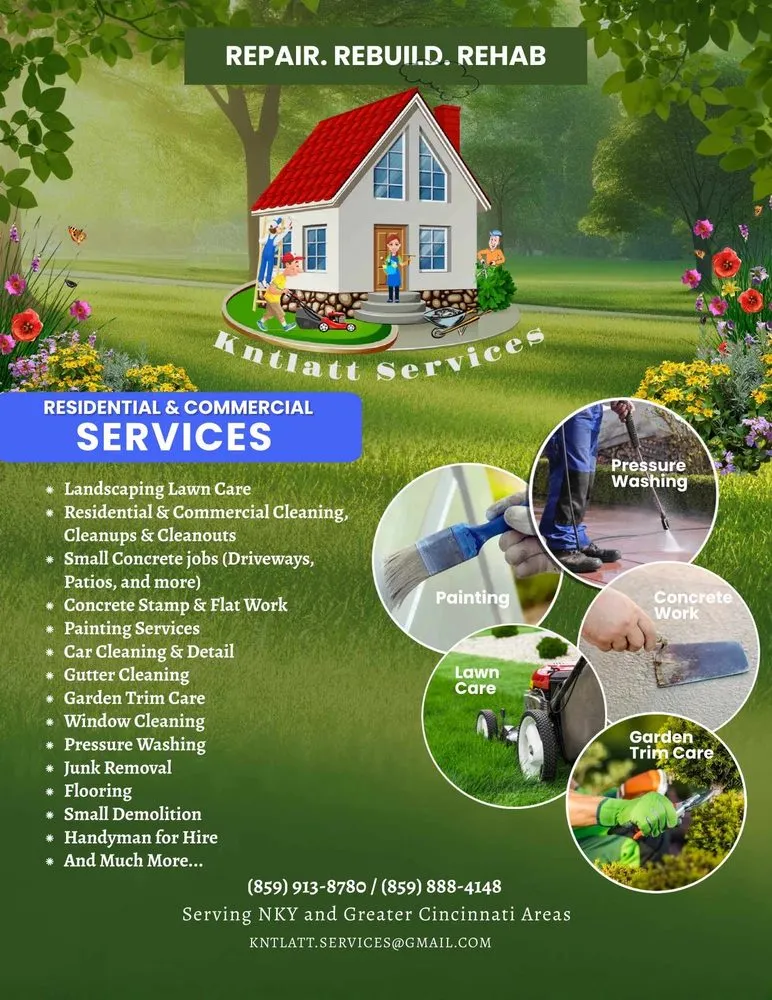 Professional residential landscaping experts serving Hebron, KY - Kntlatt Services