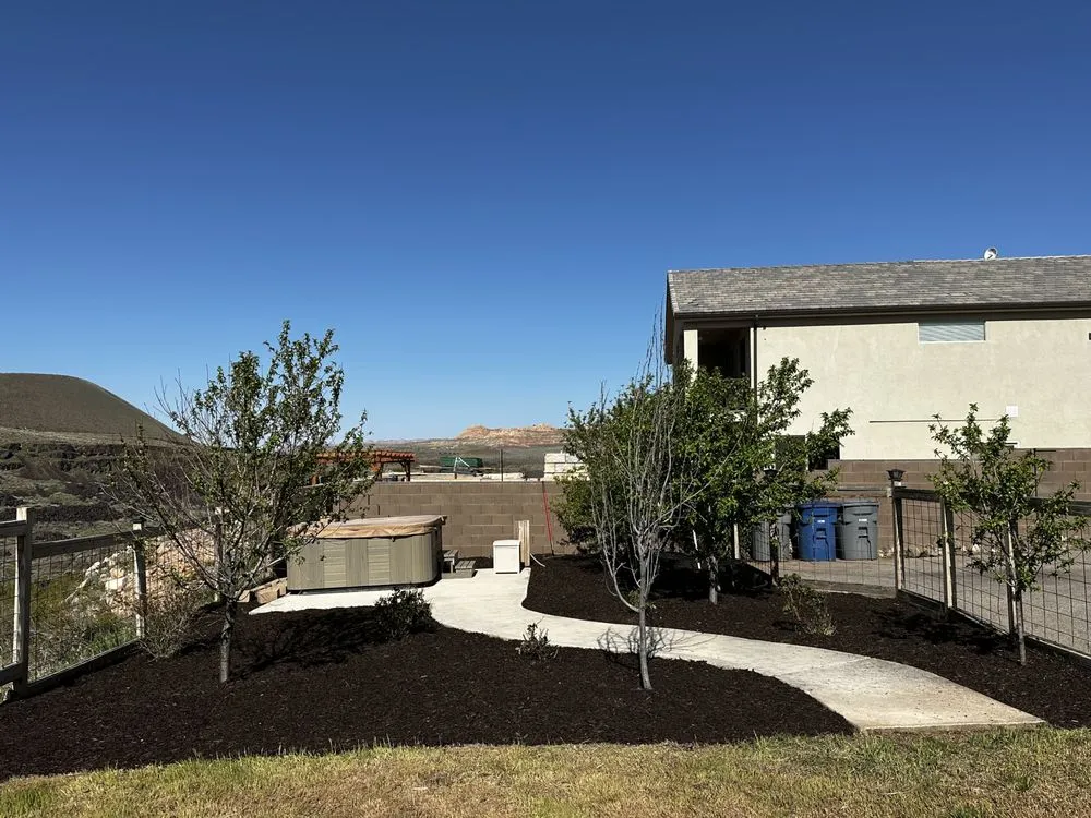 Custom residential landscaping for year-round maintenance in Washington, UT by K.O. Landscape Maintenance & Services
