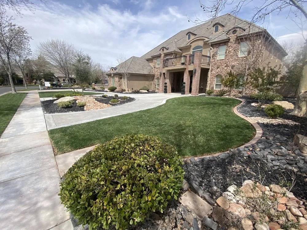 Custom landscape design for residential properties across Washington, UT - K.O. Landscape Maintenance & Services