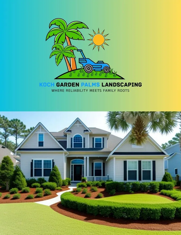 Affordable landscape design for outdoor upgrades in Surfside Beach, SC by Koch Garden Palms Landscaping