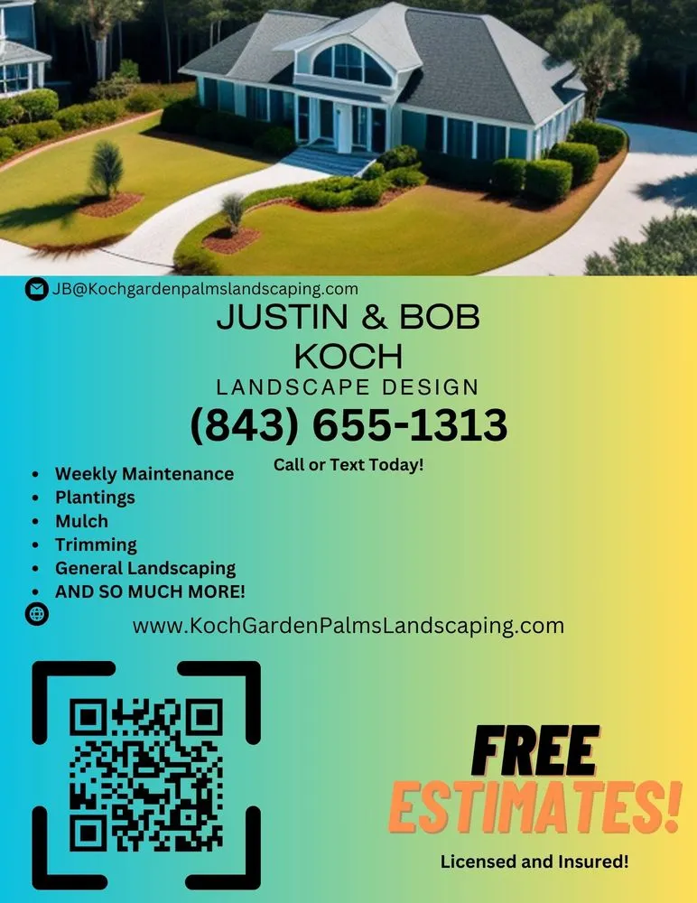 Trusted lawn mowing service for outdoor upgrades in Surfside Beach, SC by Koch Garden Palms Landscaping