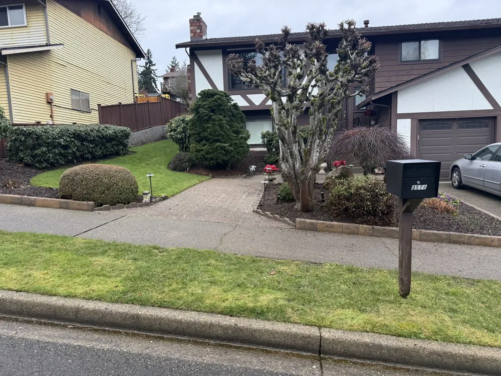 Custom landscape installation in Tacoma, WA by Koda Care