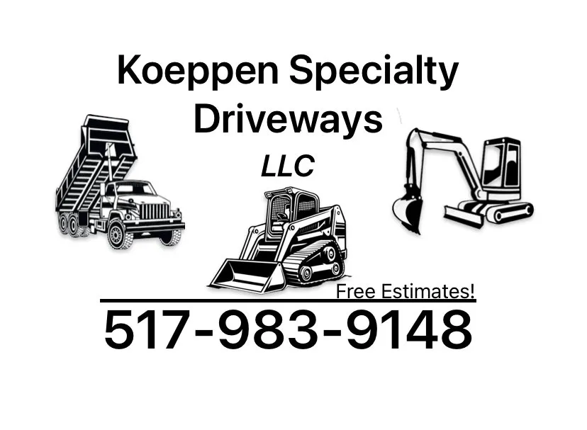 Custom landscape design in Charlotte, MI by Koeppen Specialty Driveways