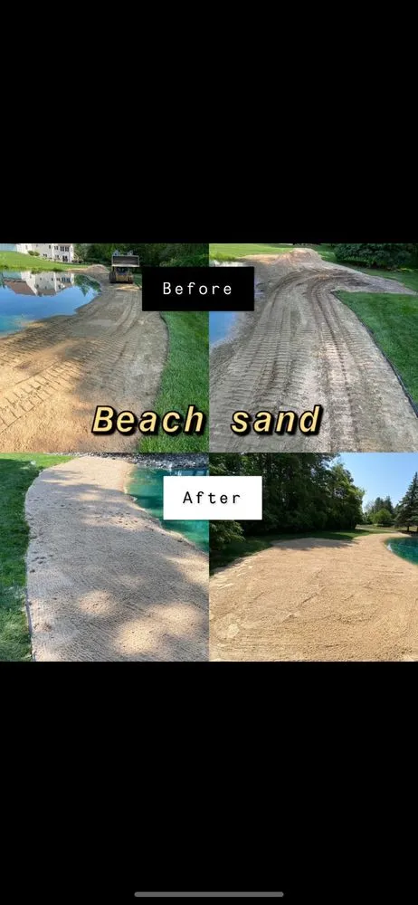 Affordable yard cleanup service with custom design in Charlotte, MI by Koeppen Specialty Driveways