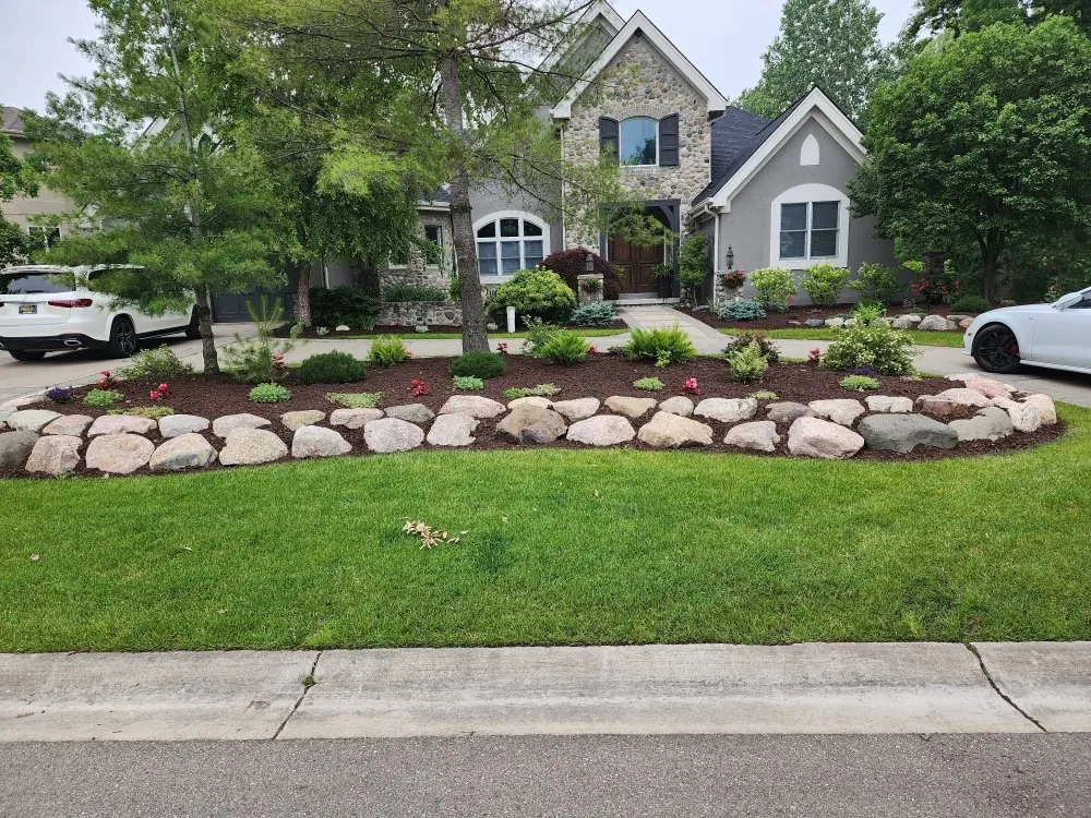 Reliable garden landscaping for residential properties in Fenton, MI by Kolar Creek Lawn Care And Landscaping Services