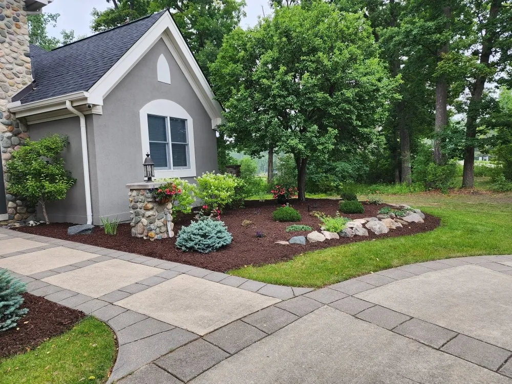 Professional lawn mowing service for residential properties in Fenton, MI by Kolar Creek Lawn Care And Landscaping Services