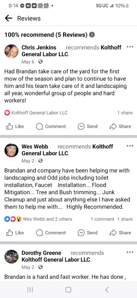 Reliable garden landscaping for homes in Rockford, IL by Kolthoff General Labor