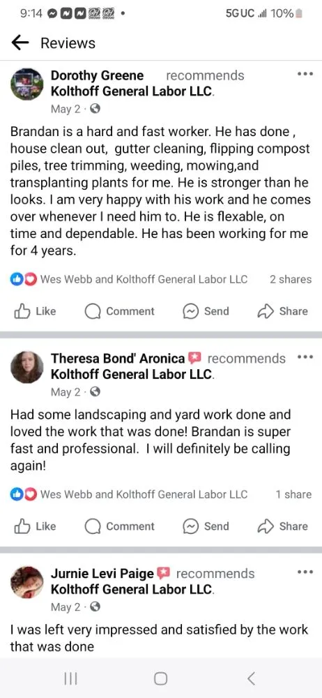 Trusted landscape installation in Rockford, IL by Kolthoff General Labor