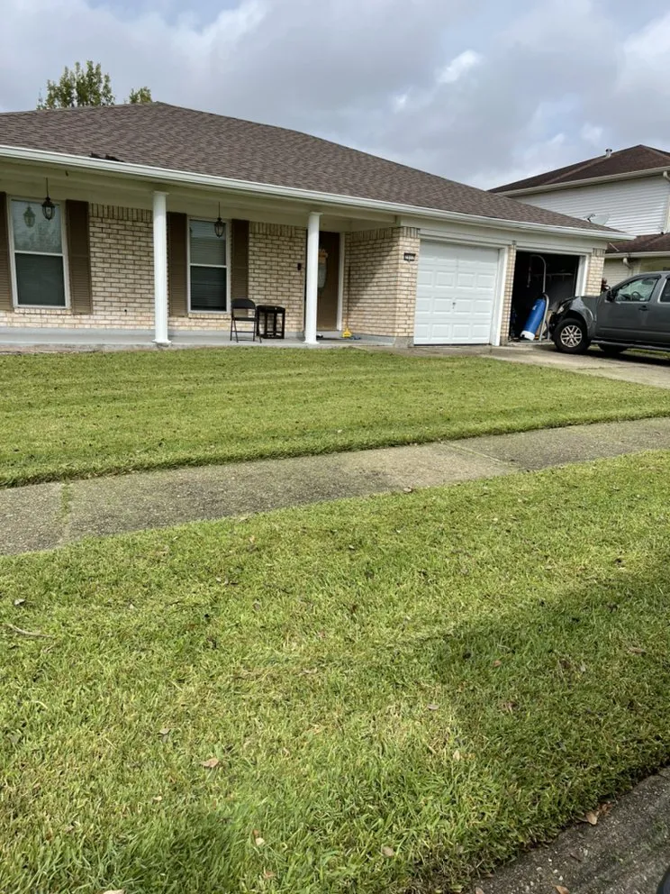 Professional landscape installation in Chalmette, LA by KoMar Lawn Care Services