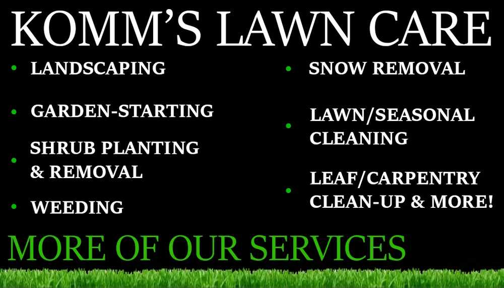 Top-rated yard maintenance in Mammoth Spring, AR by Komm's Lawn Care