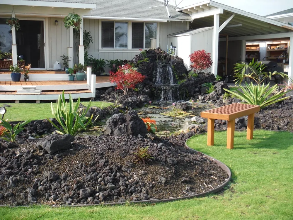 Expert yard cleanup service for beautiful yards across Kailua-Kona, HI - Kona Hillscapes