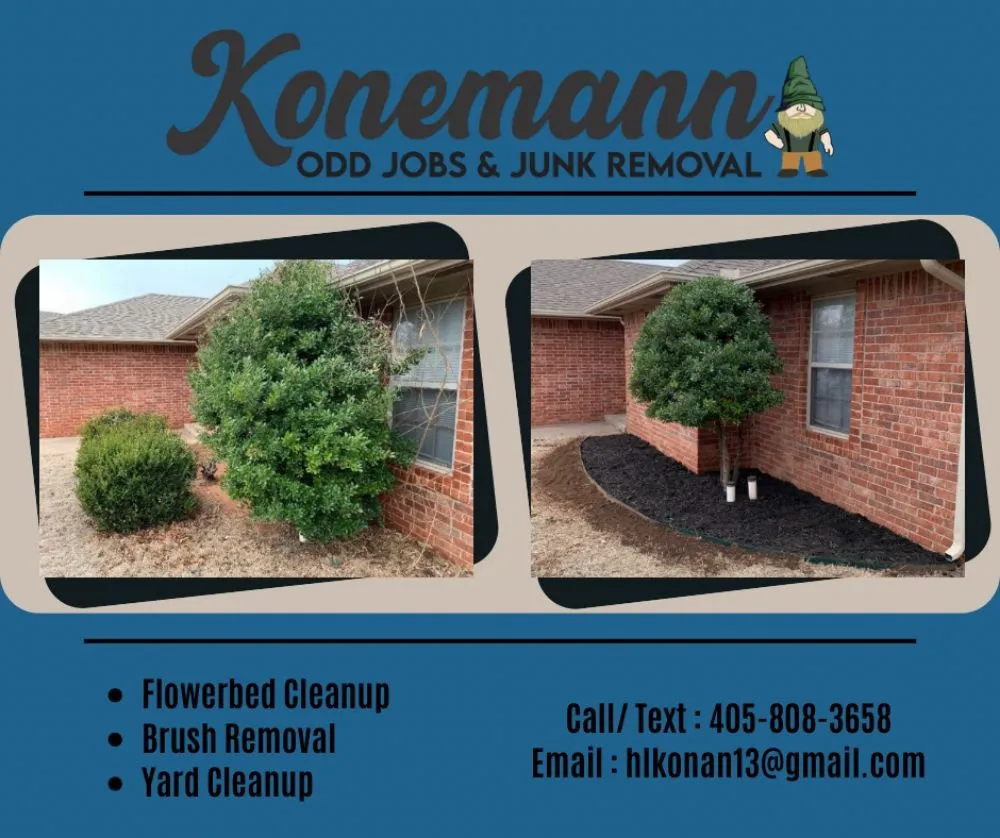 Trusted residential landscaping for homes across Guthrie, OK - Konemann Odd Job's & Junk Removal