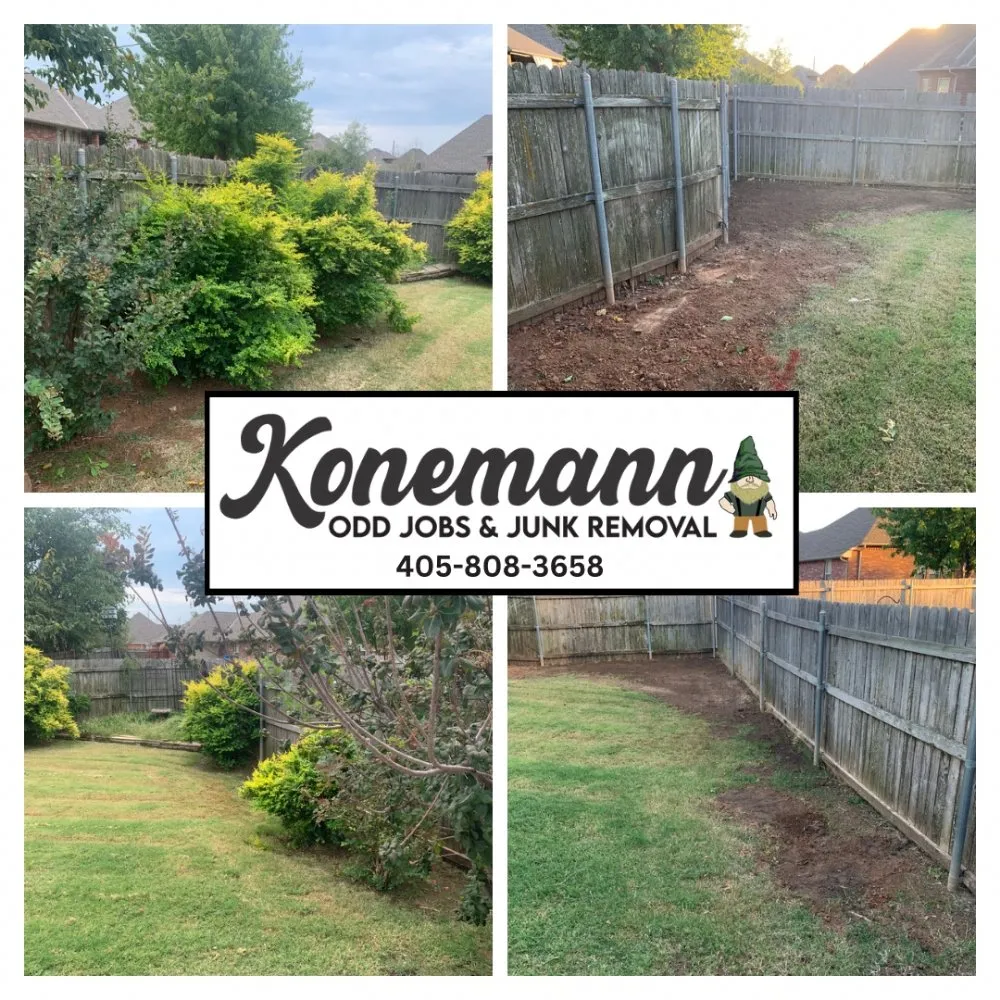 Reliable yard maintenance for homes across Guthrie, OK - Konemann Odd Job's & Junk Removal