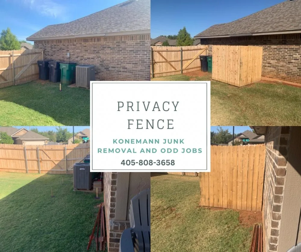 Local yard cleanup service in Guthrie, OK - Konemann Odd Job's & Junk Removal
