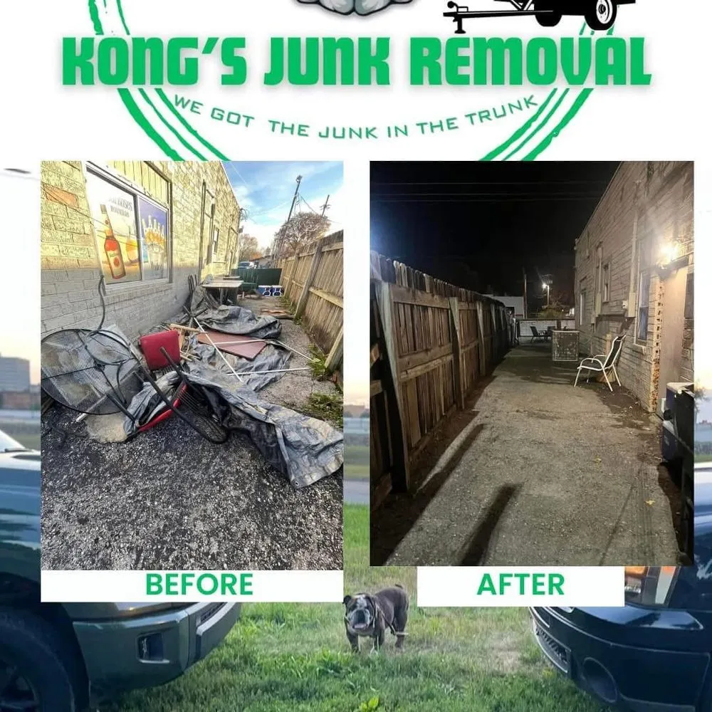 Local residential landscaping in Topeka, KS by Kong’s Junk Removal