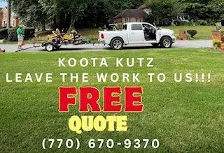 Custom lawn care service for year-round maintenance in Lawrenceville, GA by Koota Kutz Landscaping
