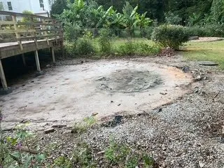 Custom garden landscaping in Lawrenceville, GA by Koota Kutz Landscaping